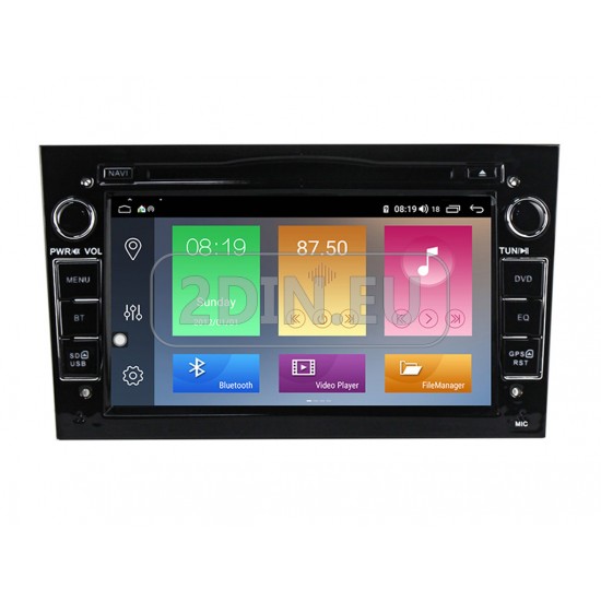 OPEL - МУЛТИМЕДИЯ / НАВИГАЦИЯ android 16 CPU:8-CORE, RAM:4GB DVD + DSP + CARPLAY + SIM пиано лак